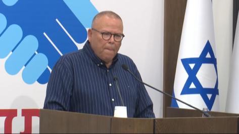 יו"ר ההסתדרות, ארנון בר דוד מכריז על שביתה כללית במשק
